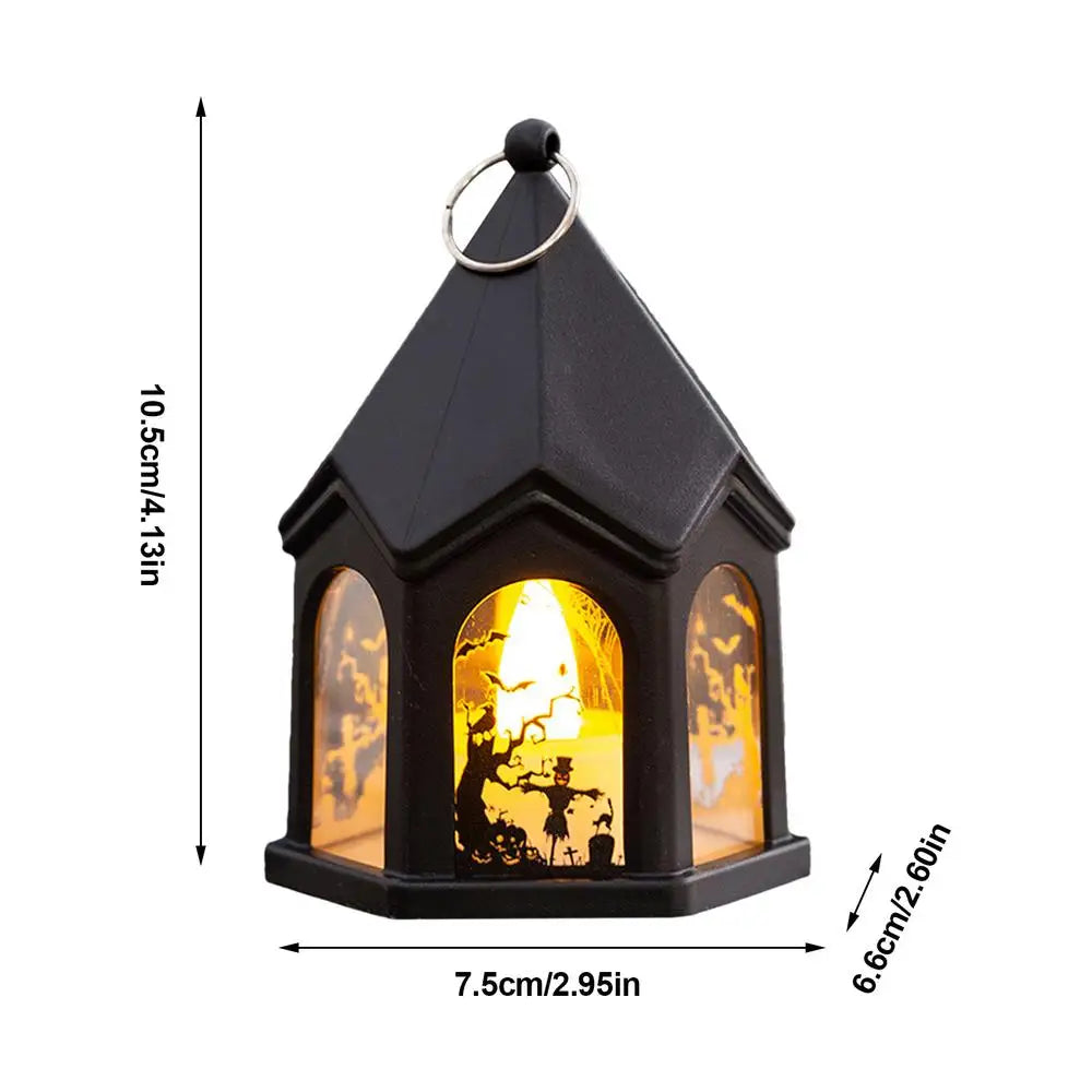 Halloween Pumpkin Lantern – Battery-Powered Decorative Lights for a Haunted Halloween Ambiance