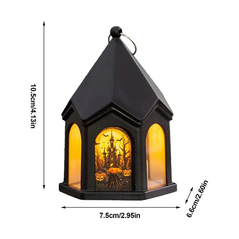 Halloween Pumpkin Lantern – Battery-Powered Decorative Lights for a Haunted Halloween Ambiance