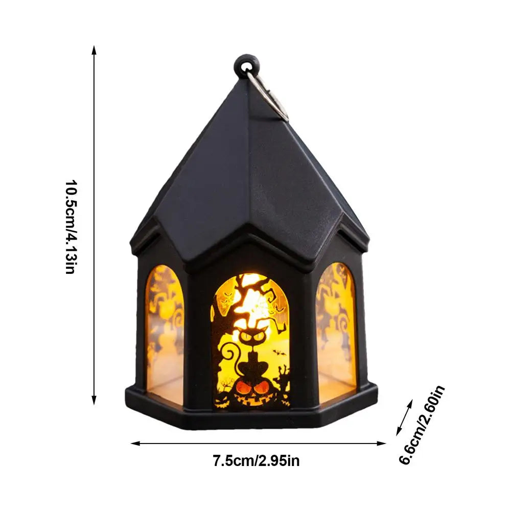 Halloween Pumpkin Lantern – Battery-Powered Decorative Lights for a Haunted Halloween Ambiance