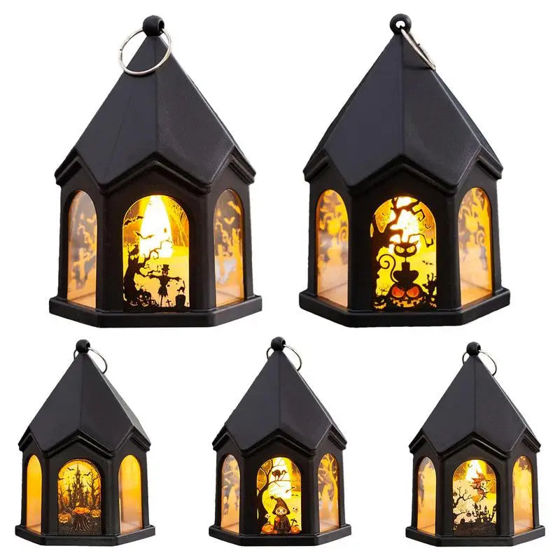 Halloween Pumpkin Lantern – Battery-Powered Decorative Lights for a Haunted Halloween Ambiance