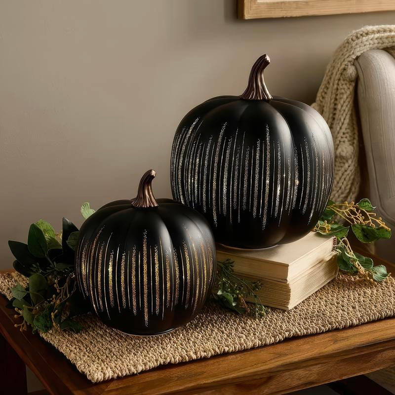 Glowing Crystal Pumpkin Lantern – Elegant Halloween & Holiday Decor, Unique Gift Idea for the Festive Season