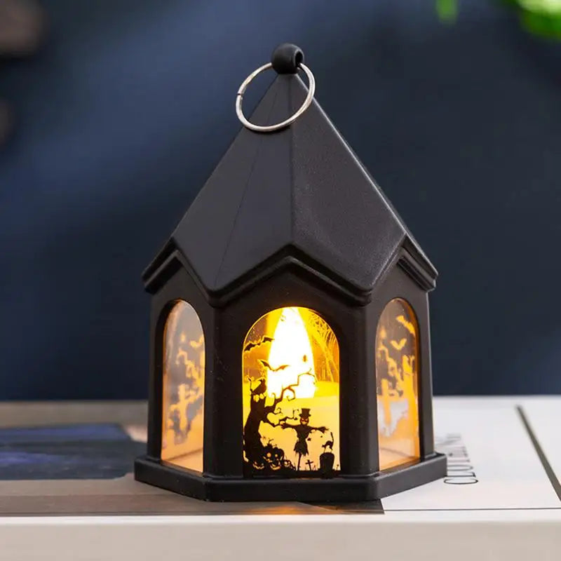 Halloween Pumpkin Lantern – Battery-Powered Decorative Lights for a Haunted Halloween Ambiance