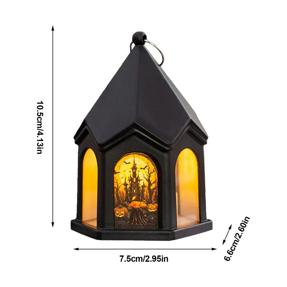 Halloween Pumpkin Lantern – Battery-Powered Decorative Lights for a Haunted Halloween Ambiance